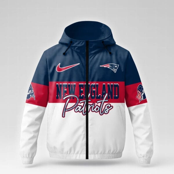 New England Patriots Premium NFL Fan Pride Windbreaker Jacket AMCCLG000793 - Image 2