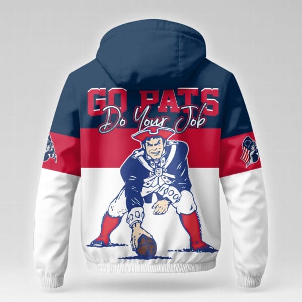 New England Patriots Premium NFL Fan Pride Windbreaker Jacket AMCCLG000793 - Image 3