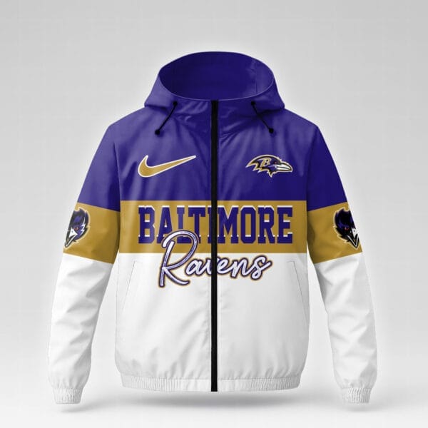 Baltimore Ravens Premium NFL Fan Pride Windbreaker Jacket AMCCLG000791 - Image 2