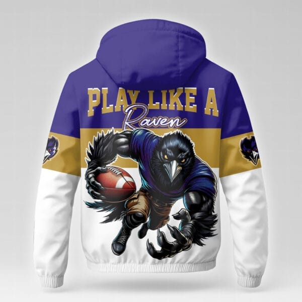 Baltimore Ravens Premium NFL Fan Pride Windbreaker Jacket AMCCLG000791 - Image 3