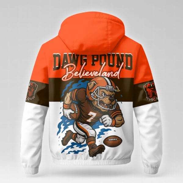 Cleveland Browns Premium NFL Fan Pride Windbreaker Jacket AMCCLG000789 - Image 3