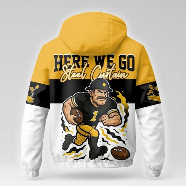 Pittsburgh Steelers Premium NFL Fan Pride Windbreaker Jacket AMCCLG000788 - Image 3