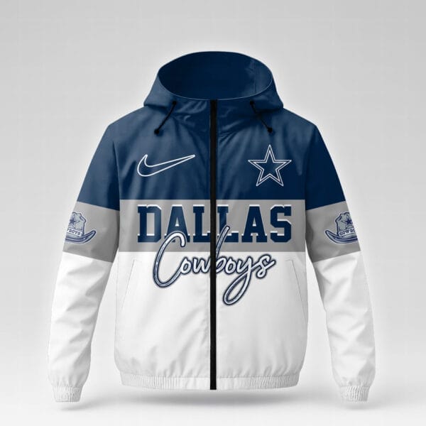 Dallas Cowboys Premium NFL Fan Pride Windbreaker Jacket AMCCLG000784 - Image 2