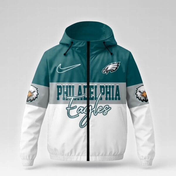 Philadelphia Eagles Premium NFL Fan Pride Windbreaker Jacket AMCCLG000783 - Image 2
