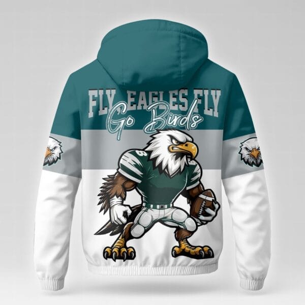 Philadelphia Eagles Premium NFL Fan Pride Windbreaker Jacket AMCCLG000783 - Image 3