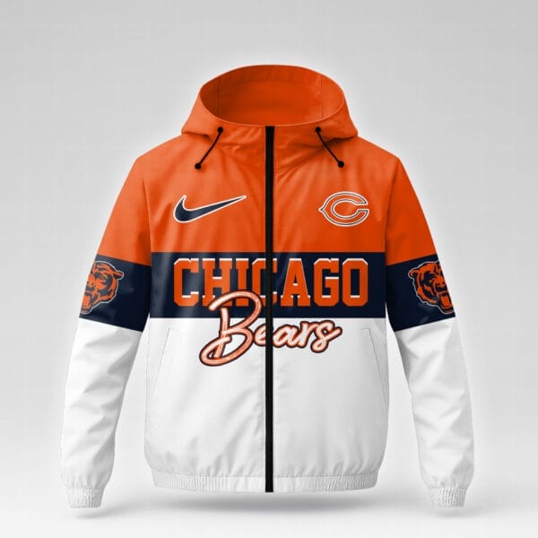 Chicago Bears Premium NFL Fan Pride Windbreaker Jacket AMCCLG000781 - Image 2
