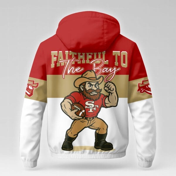 San Francisco 49ers Premium NFL Fan Pride Windbreaker Jacket AMCCLG000780 - Image 3