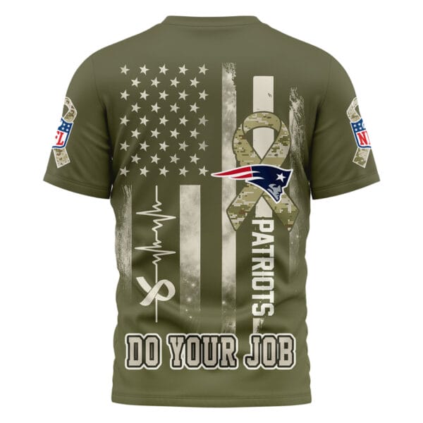 New England Patriots | Premium NFL Salute to Service Camo 3D Shirt AMCCLG001057 - Image 3