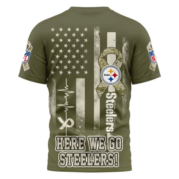 Pittsburgh Steelers | Premium NFL Salute to Service Camo 3D Shirt AMCCLG001060 - Image 3