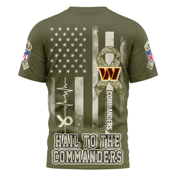 Washington Commanders | Premium NFL Salute to Service Camo 3D Shirt AMCCLG001062 - Image 3