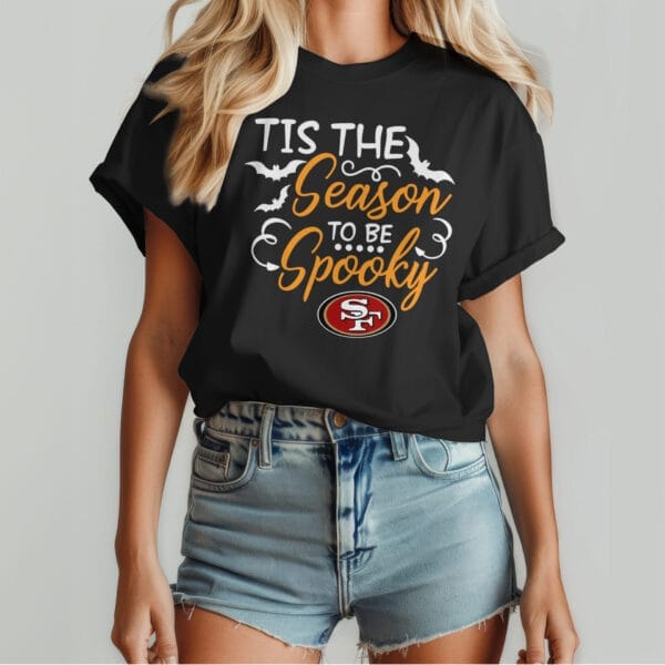 San Francisco 49ers | Premium Spooky Season Women Shirt AMCCLG000516 - Image 2