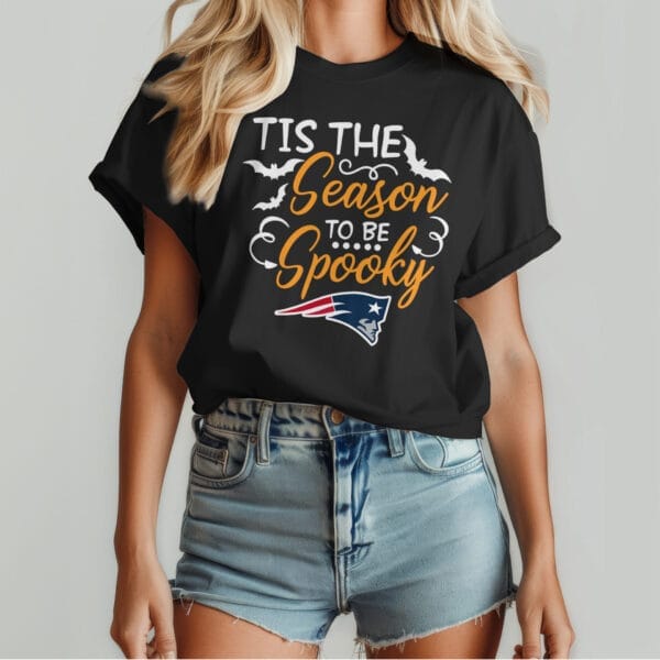 New England Patriots | Premium Spooky Season Women Shirt AMCCLG000508 - Image 2