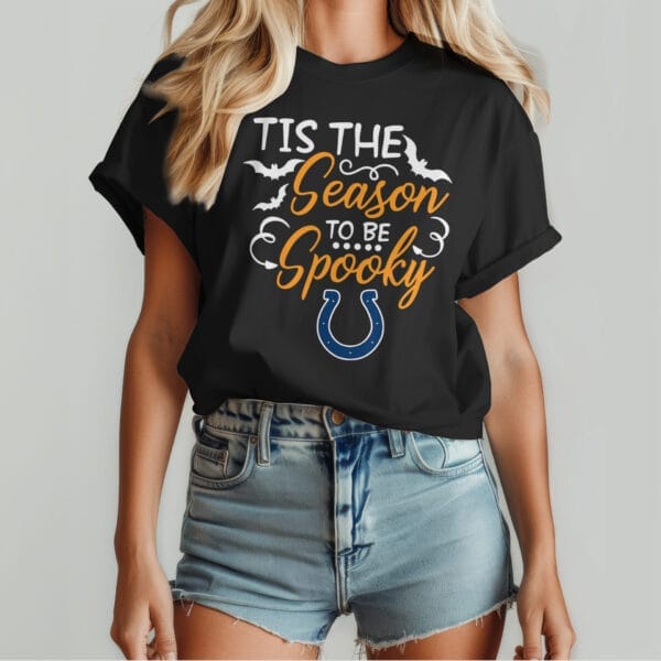 Indianapolis Colts | Premium Spooky Season Women Shirt AMCCLG000498 - Image 2