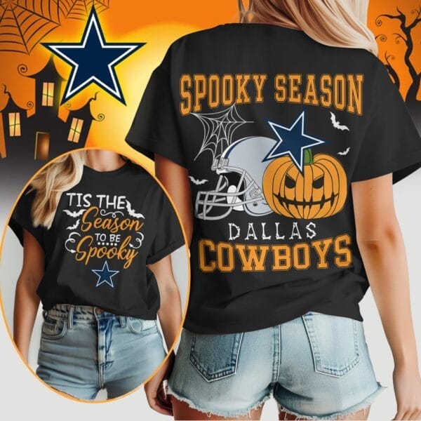 Dallas Cowboys | Premium Spooky Season Women Shirt AMCCLG000488