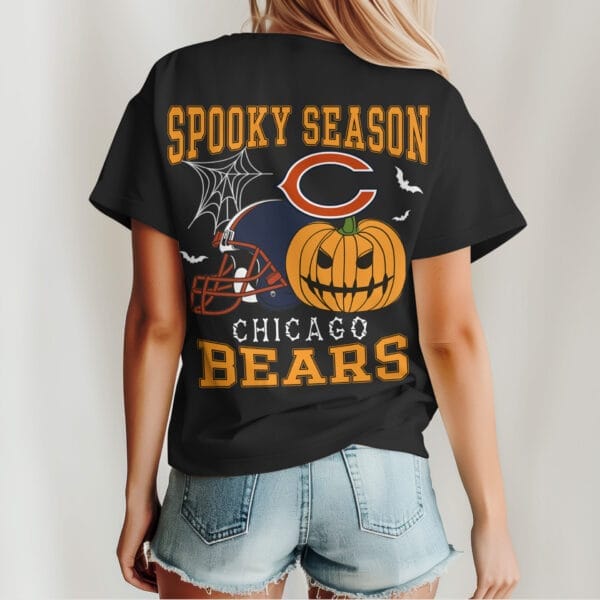Chicago Bears | Premium Spooky Season Women Shirt AMCCLG000482 - Image 3