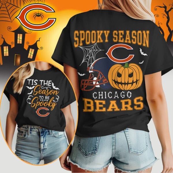 Chicago Bears | Premium Spooky Season Women Shirt AMCCLG000482