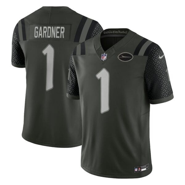 New York Jets Ahmad Sauce Gardner 2025 Rivalries Football Jersey AMCCLG000581