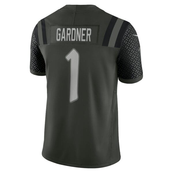 New York Jets Ahmad Sauce Gardner 2025 Rivalries Football Jersey AMCCLG000581 - Image 3