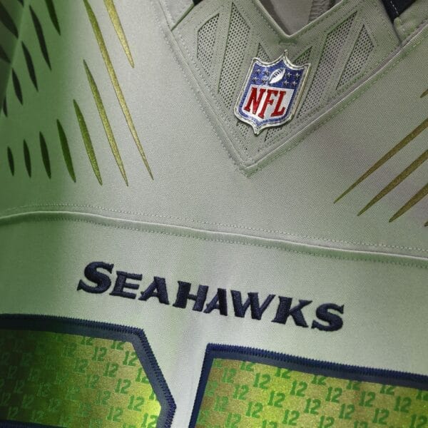 Seattle Seahawks Devon Witherspoon 2025 Rivalries Football Jersey AMCCLG000593 - Image 4