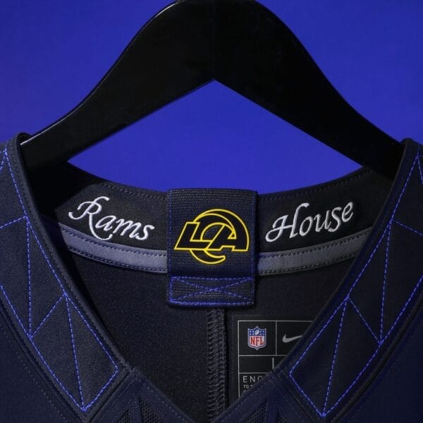Los Angeles Rams Matthew Stafford 2025 Rivalries Football Jersey AMCCLG000571 - Image 4