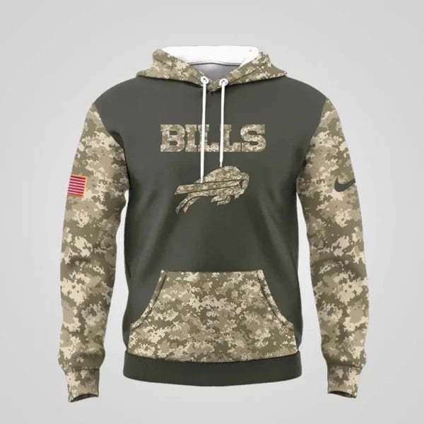 Buffalo Bills | Premium NFL Salute to Service Hoodie AMCCLG001080 - Image 2