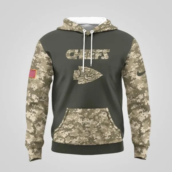 Kansas City Chiefs | Premium NFL Salute to Service Hoodie AMCCLG001072 - Image 2