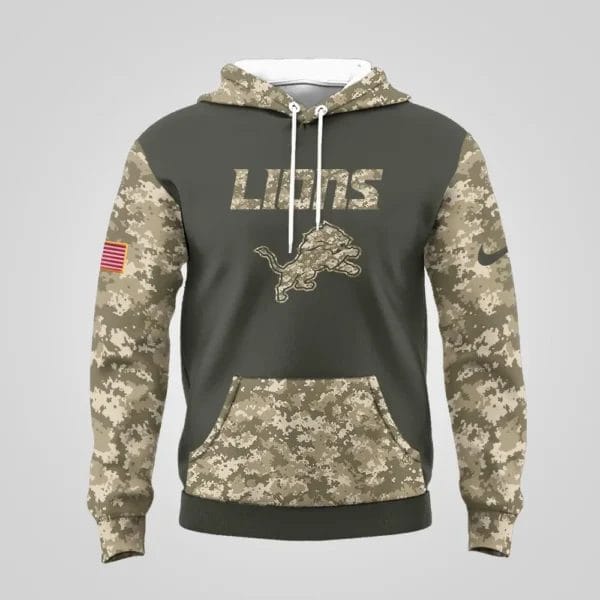 Detroit Lions | Premium NFL Salute to Service Hoodie AMCCLG001075 - Image 3