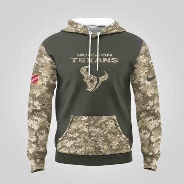 Houston Texans | Premium NFL Salute to Service Hoodie AMCCLG001073 - Image 3