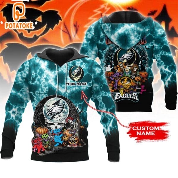 Philadelphia Eagles x Halloween Custom Limited Edition 3D Hoodie AMCCLG000546