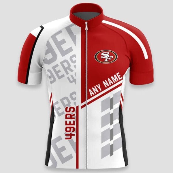 San Francisco 49ers Custom Name Cycling Jersey AMCCLG000641 - Image 4