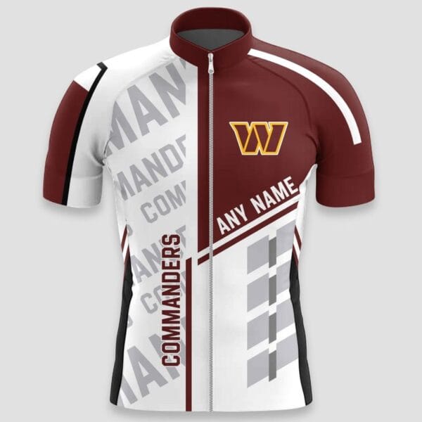 Washington Commanders Custom Name Cycling Jersey AMCCLG000644 - Image 4