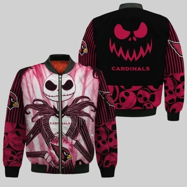 Arizona Cardinals x Halloween Jack Skellington Hoodie AMCCLG000657 - Image 6