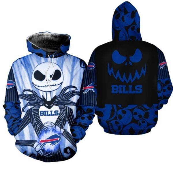 Buffalo Bills x Halloween Jack Skellington Hoodie AMCCLG000659