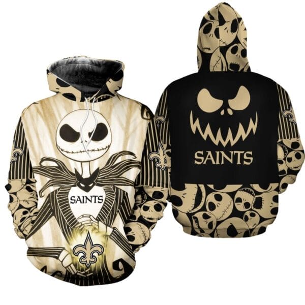New Orleans Saints x Halloween Jack Skellington Hoodie AMCCLG000674
