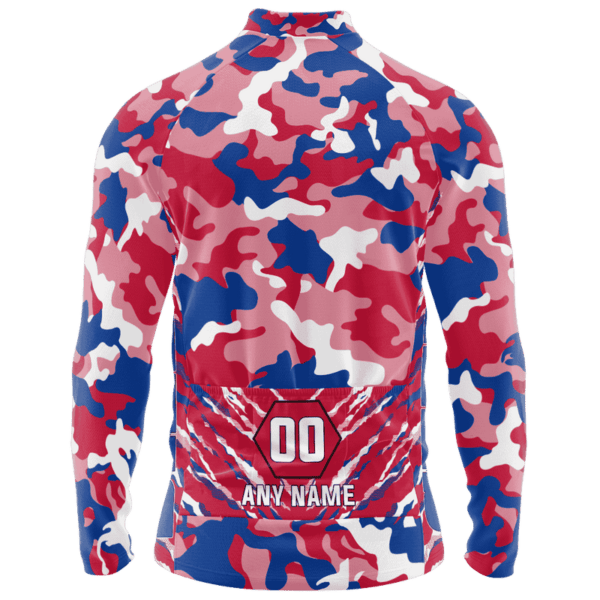 Buffalo Bills Personalized Name Colorful Camo Cycling Jersey AMCCLG000612