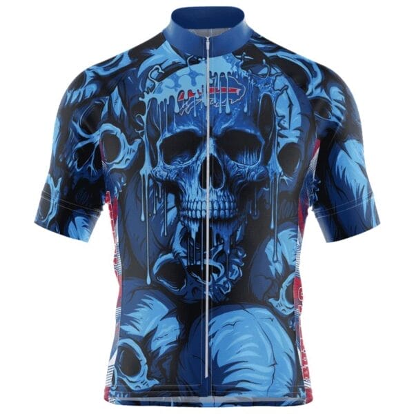 Buffalo Bills Personalized Name Skull Design Cycling Jersey AMCCLG000615 - Image 2