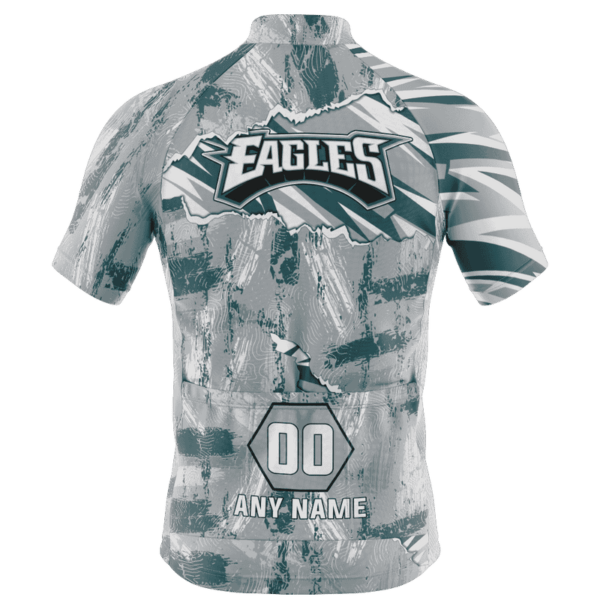 Philadelphia Eagles Personalized Name Mixed Stripes Cycling Jersey AMCCLG000635 - Image 5