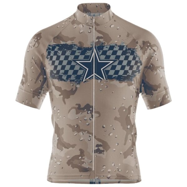 Dallas Cowboys Personalized Name Desert Camo Cycling Jersey AMCCLG000623 - Image 2