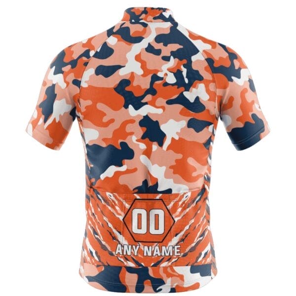 Denver Broncos Personalized Name Colorful Camo Cycling Jersey AMCCLG000625 - Image 3