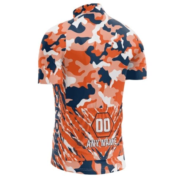 Denver Broncos Personalized Name Colorful Camo Cycling Jersey AMCCLG000625 - Image 4