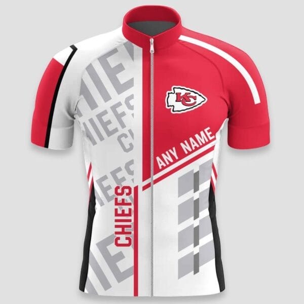 Kansas City Chiefs Custom Name Cycling Jersey AMCCLG000628 - Image 2