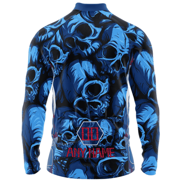 Buffalo Bills Personalized Name Skull Design Cycling Jersey AMCCLG000615