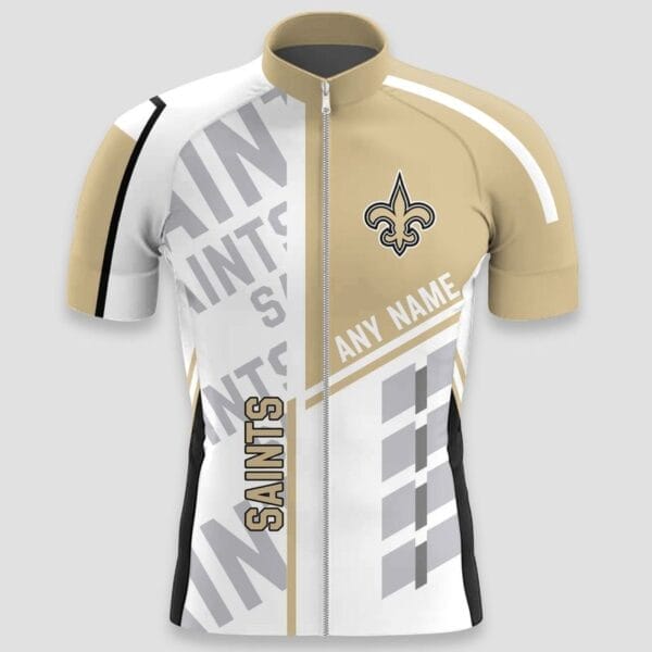 New Orleans Saints Custom Name Cycling Jersey AMCCLG000632 - Image 4