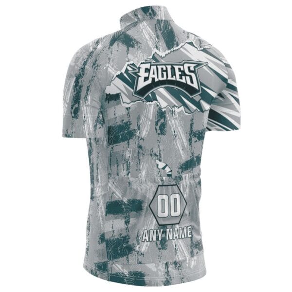 Philadelphia Eagles Personalized Name Mixed Stripes Cycling Jersey AMCCLG000635 - Image 4