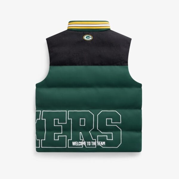 Green Bay Packers Unisex Off Season x NFL Puffer Vest AMCCLG001036 - Image 2
