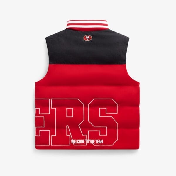 San Francisco 49ers Unisex Off Season x NFL Puffer Vest AMCCLG001042 - Image 2