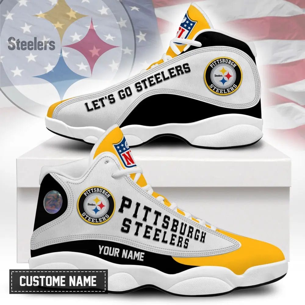 Pittsburgh Steelers Premium NFL Game Day Air Jordan 13 AMCSHOES000063