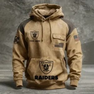 Las Vegas Raiders Vintage Outlander Rustic Hoodie AMCCLG001327