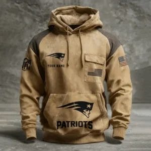 New England Patriots Vintage Outlander Rustic Hoodie AMCCLG001332