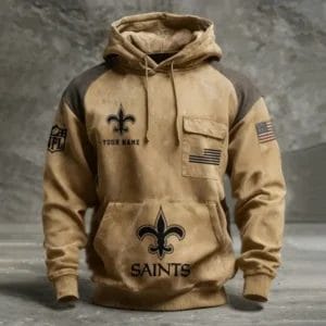 New Orleans Saints Vintage Outlander Rustic Hoodie AMCCLG001333